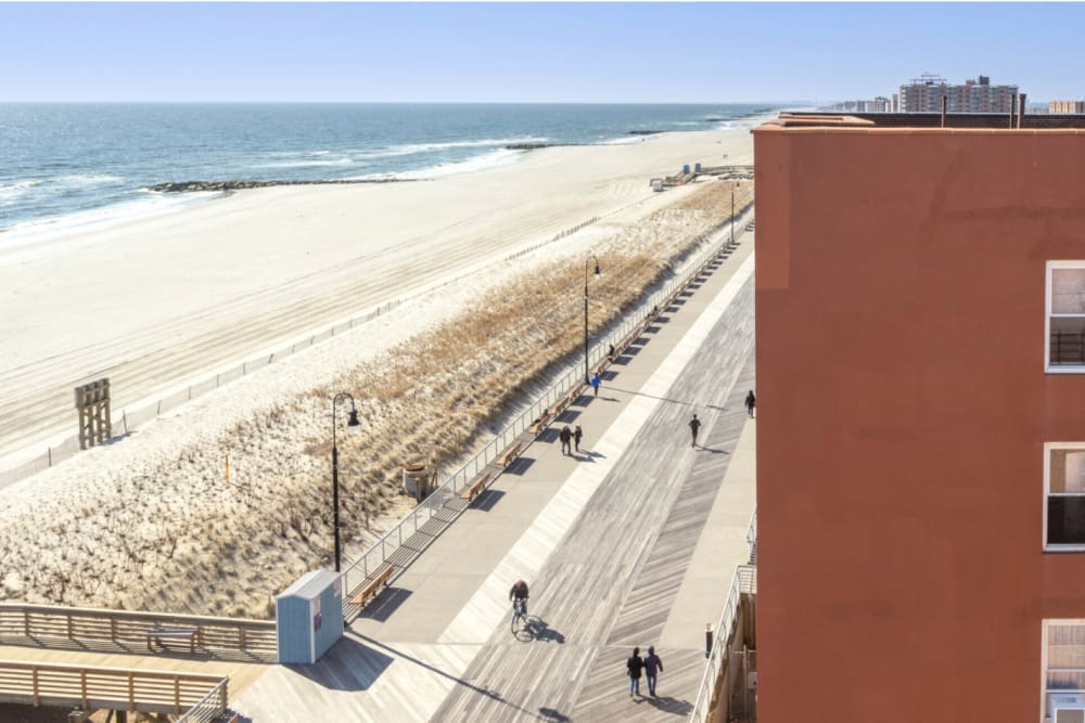 Amazing ocean and beach view from Eastgold Long Island in Long Beach, New York