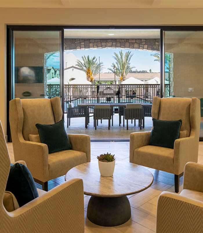 Business center at The Courtyards Pacific Village in San Diego, California