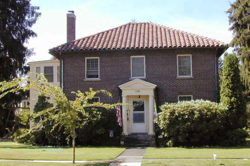 Exterior of a home at Broadmoor in Joint Base Lewis McChord, Washington