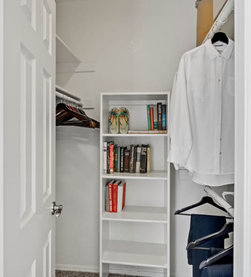 Closets at Alcove at the Islands in Gilbert, Arizona, 