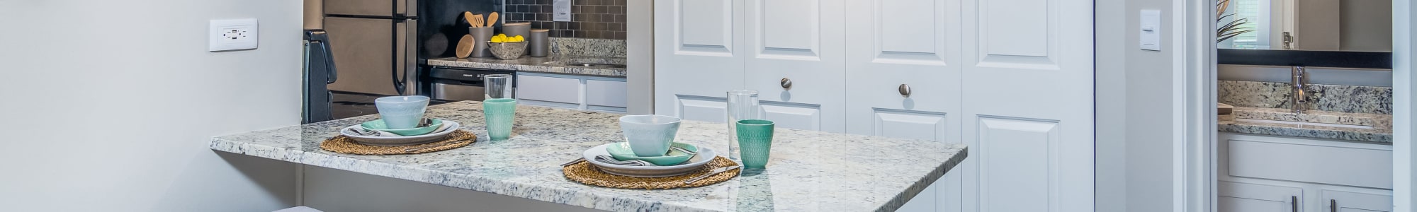 Spacious floor plans at the apartments for rent in Naperville