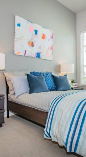 Spacious bedroom at Park Place Olde Town Apartments in Arvada,Colorado