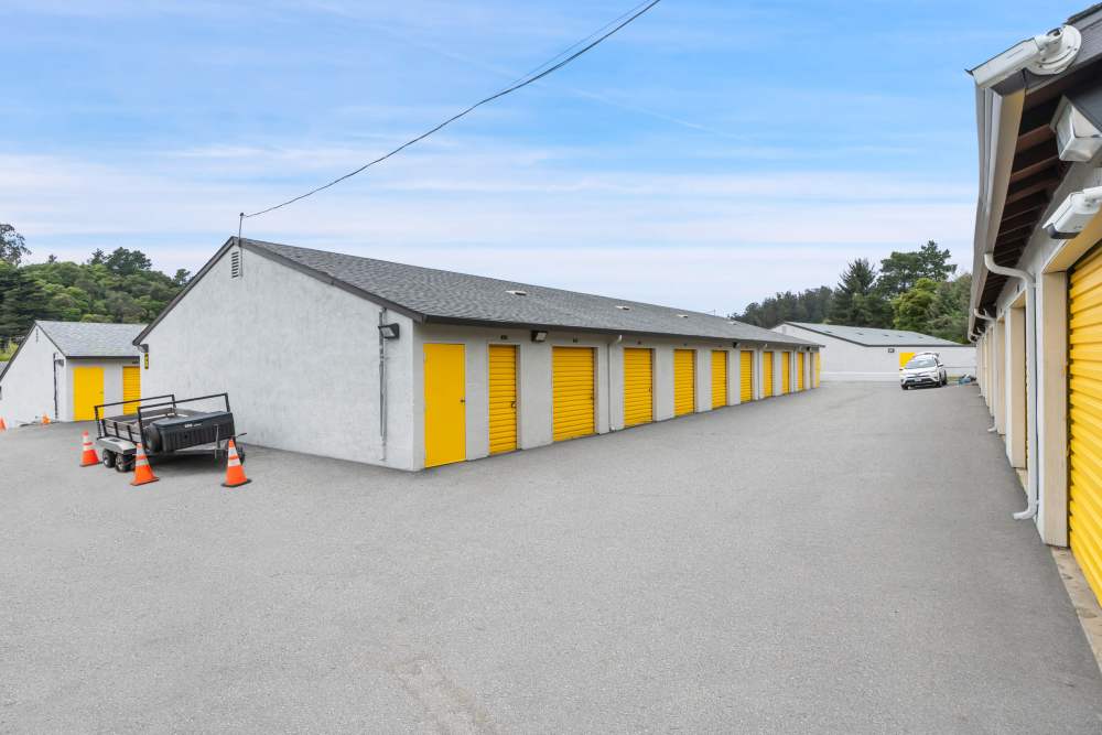 Exterior Units at BuxBear Storage Aptos in Aptos, California