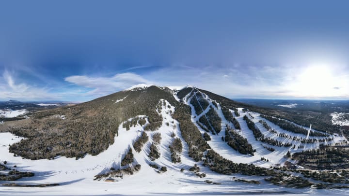 The Arizona Snowbowl ski mountain