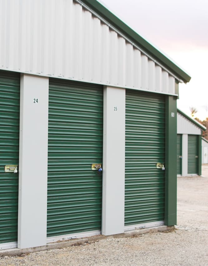 Ground-level storage units in a variety of sizes at StoreLine Self Storage in Wichita Falls, Texas