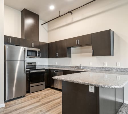 kitchen at Sunrise Residences Apartment Homes in Fairfield, California