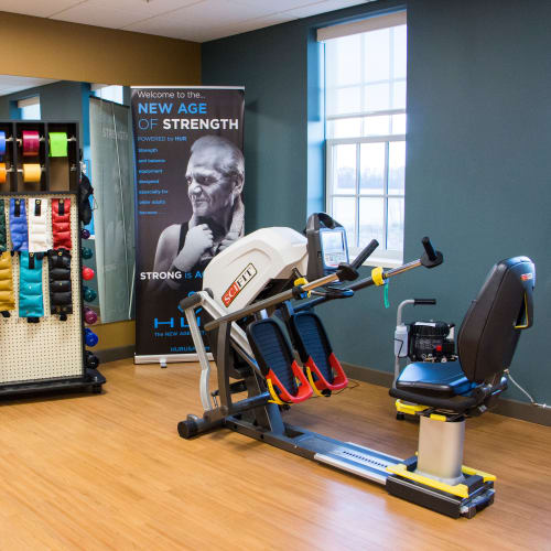 Fitness center at First & Main of Commerce Township in Commerce Township, Michigan