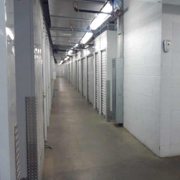 Indoor storage units at StorQuest Self Storage in Sun City, Arizona