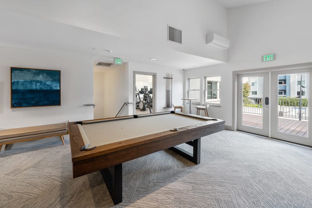 Pool table at Ballena Village Apartment Homes coming soon