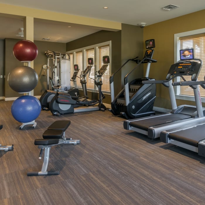 24-Hour fitness center at The Amber at Greenbrier, Chesapeake, Virginia