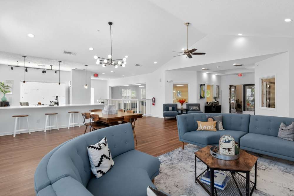 lobby area at Vista Point Apartments in Wappingers Falls, New York