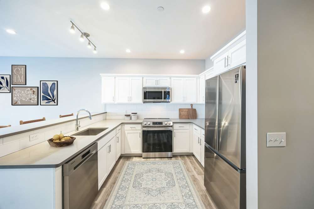 Stainless Steel Appliances in the Kitchen at Westgate, an Eagle Rock Community | Apartments in Westgate Fishkill, NY