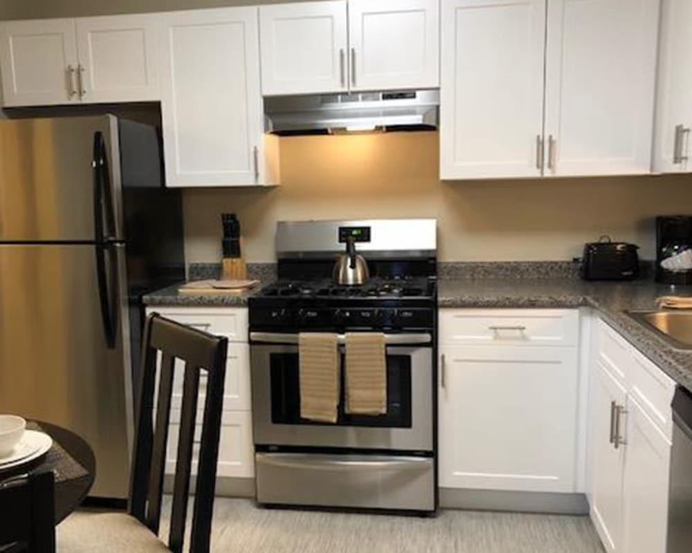 Kitchen at Stepny Place Apartments | Apartments in Rocky Hill, Connecticut