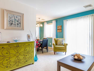 Living room at Imperial Gardens Apartment Homes