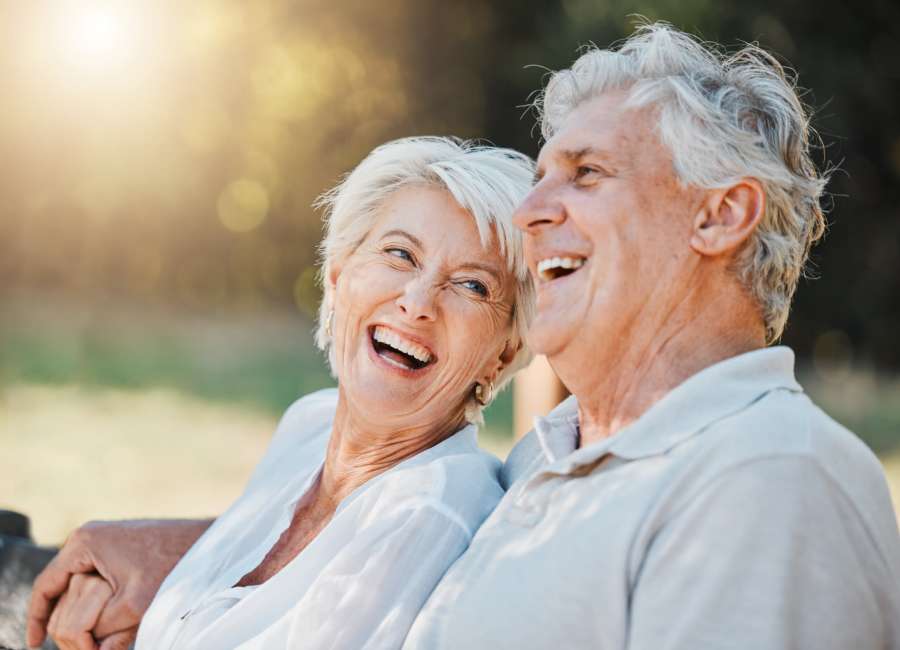 Happy resident family at Hilltop Senior in Irvington, New Jersey