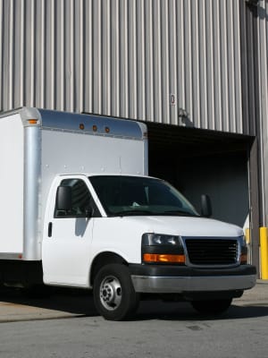 Commercial truck at Nova Storage in Lancaster, California