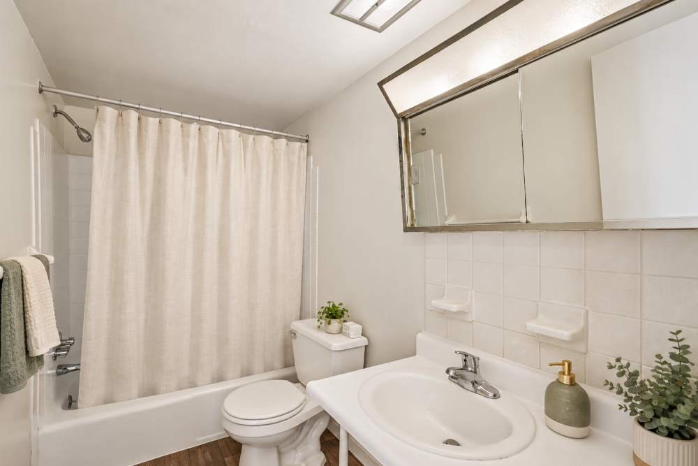 Modern-Style Bathroom at Brookmont Apartment Homes in Philadelphia, Pennsylvania