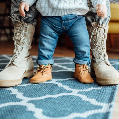 family boots at Joint Base Anacostia-Bolling (JBAB) in Washington, District of Columbia