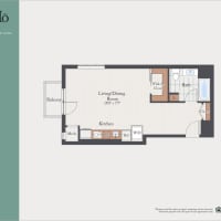 The Studio SB Large floor plan image