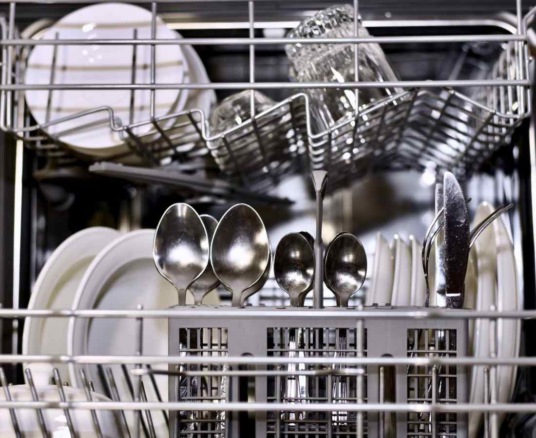 Stainless-steel appliances at Hamlet Court Apartments in Rochester, New York