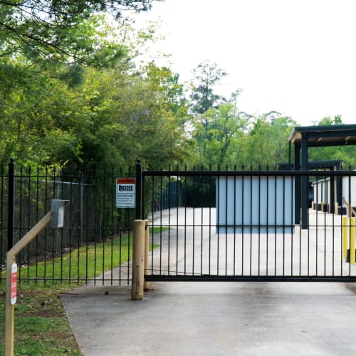 Electronic gated access at Red Dot Storage in Mandeville, Louisiana