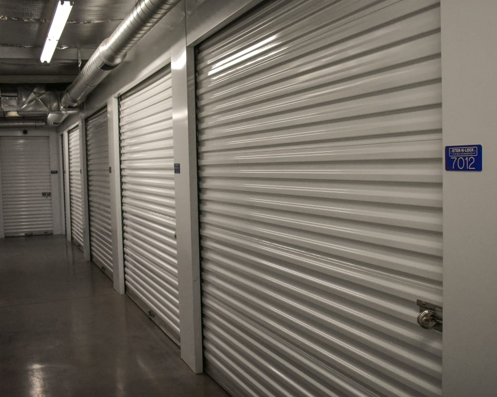 Climate-controlled storage units at STOR-N-LOCK Self Storage