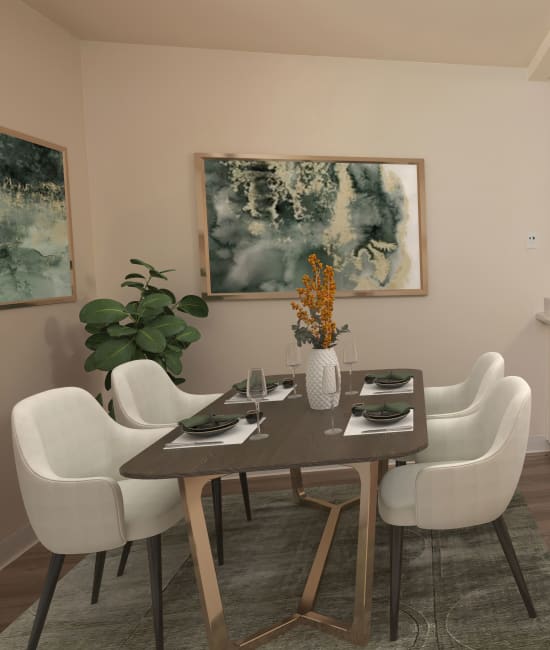 Dining area at Zinfandel Ranch Apartments in Rancho Cordova, California