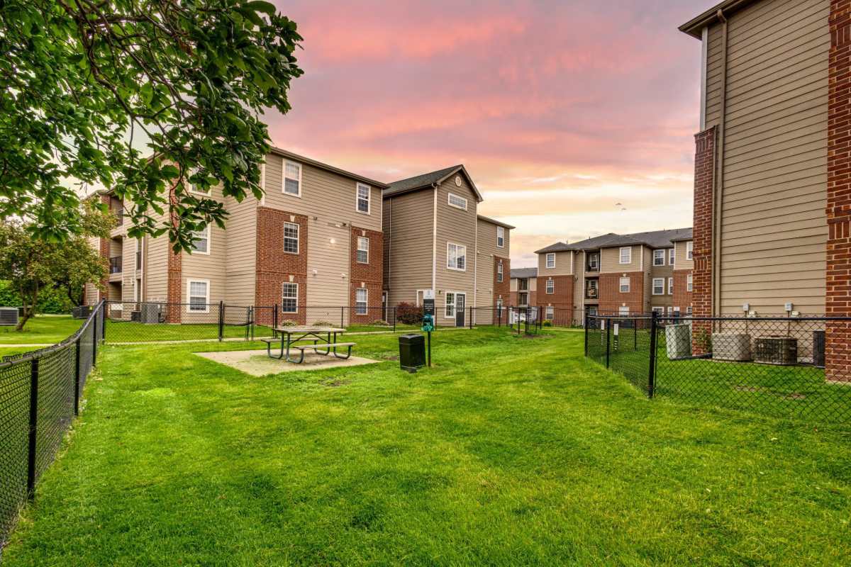 Enjoy our on-site dog park at The Madison Ames in Ames, Iowa