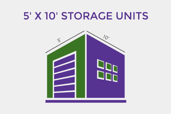 5x10 storage units