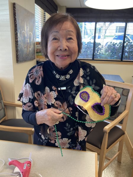 Bankers Hill (CA) residents made amazing Mardi Gras masks!