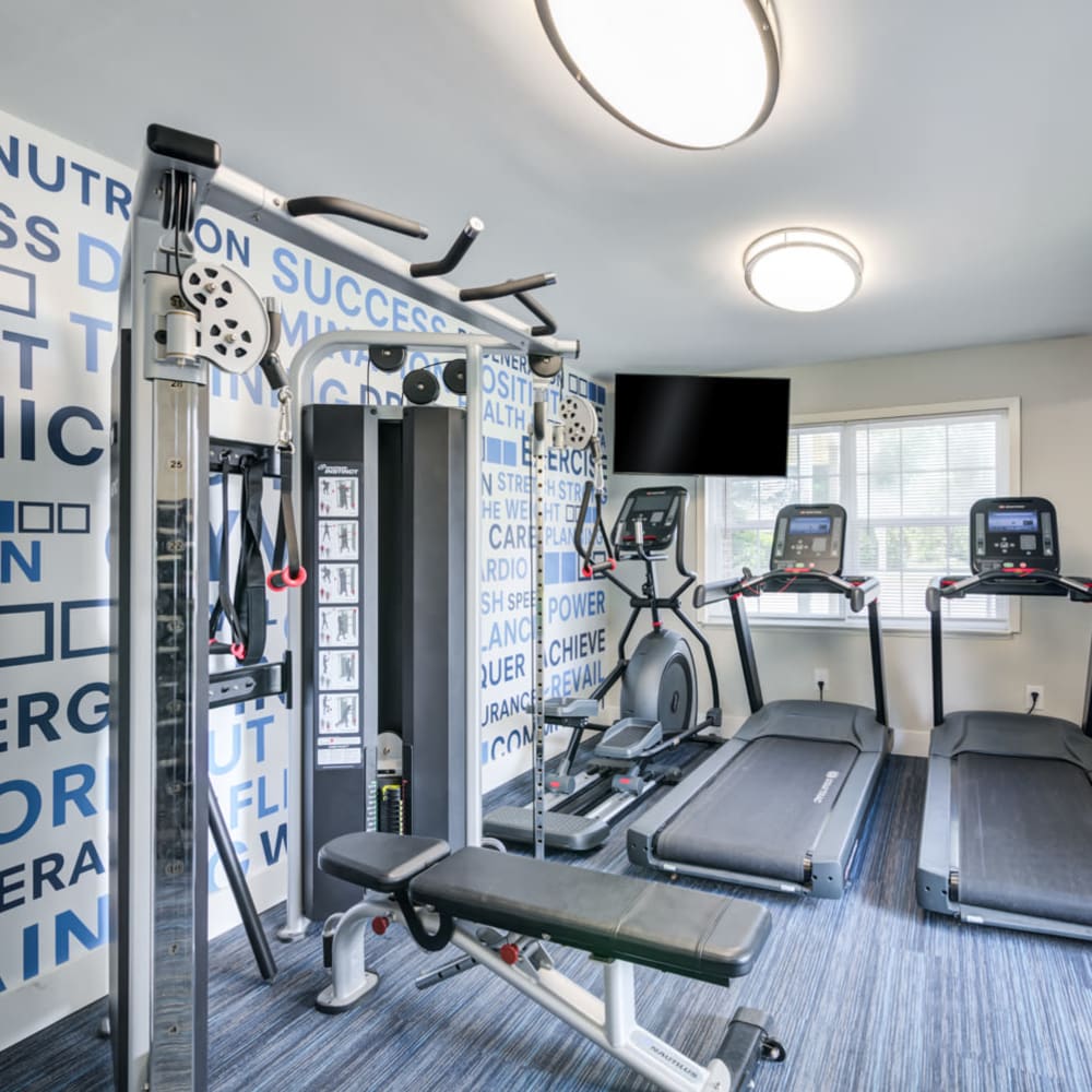Fitness center at Lumberton Apartment Homes in Lumberton, NJ at Lumberton Apartment Homes in Lumberton, New Jersey