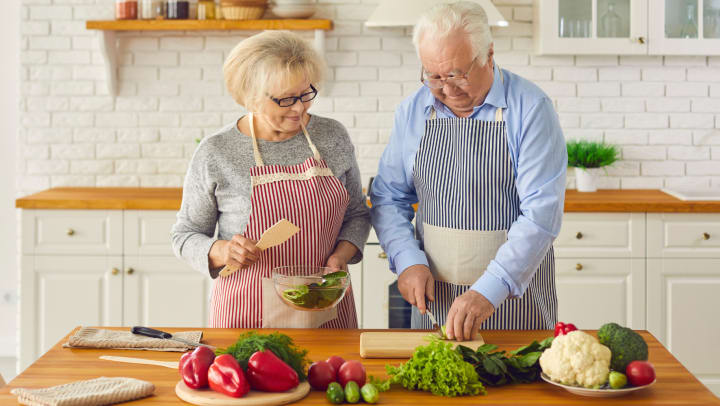 Seniors Cooking