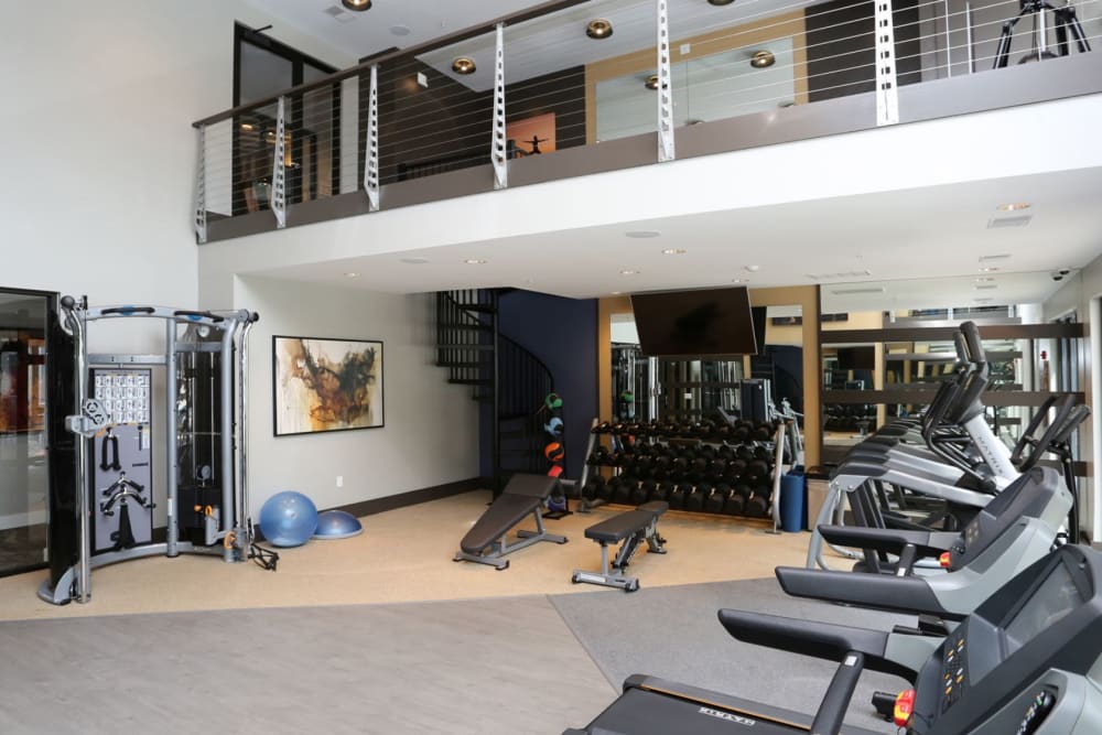 Awesome fitness center at Mayfair Reserve in Wauwatosa, Wisconsin
