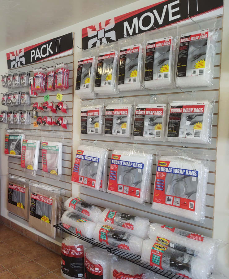 Packing supplies available at StorQuest Self Storage in Stockton, California