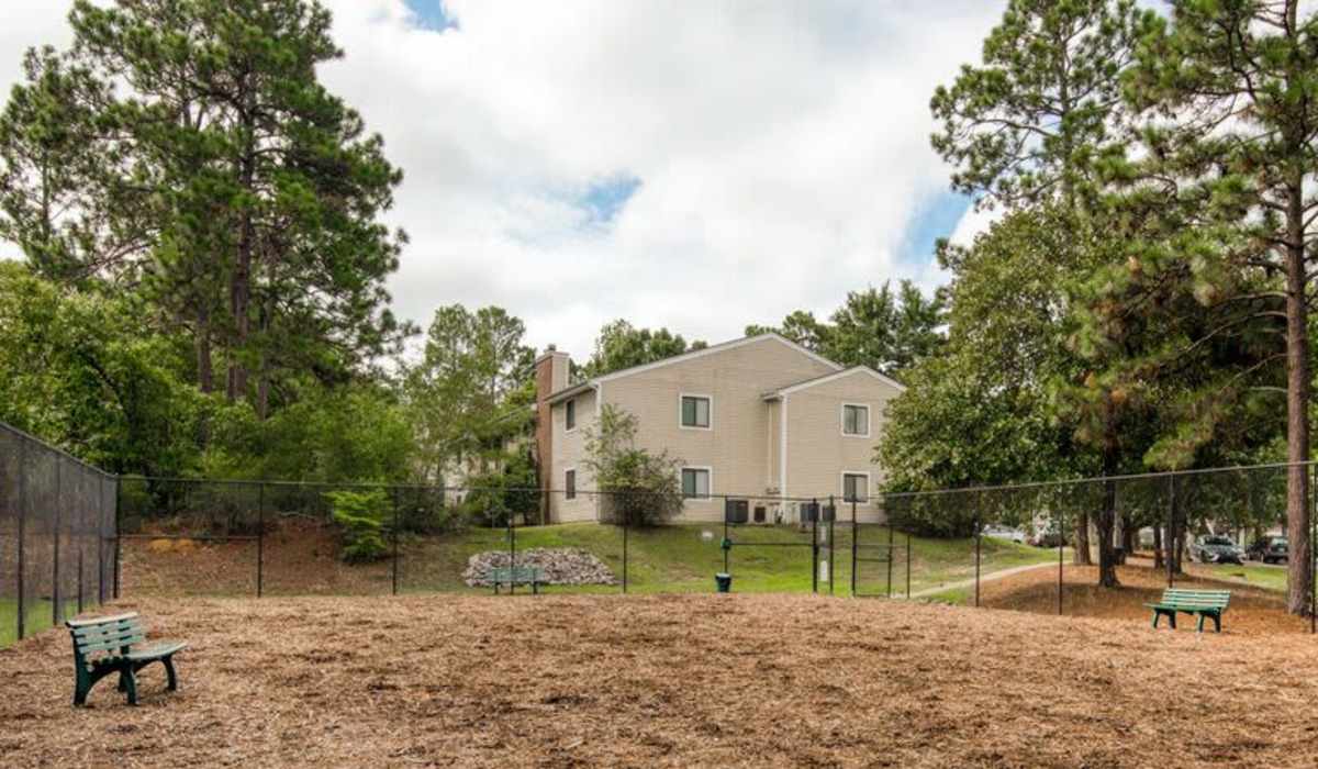 Dog park at Tanglewood Apartments in Southern Pines, North Carolina