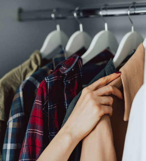 Large closet at Mount Vernon Arms Apartments in Merrillville, Indiana