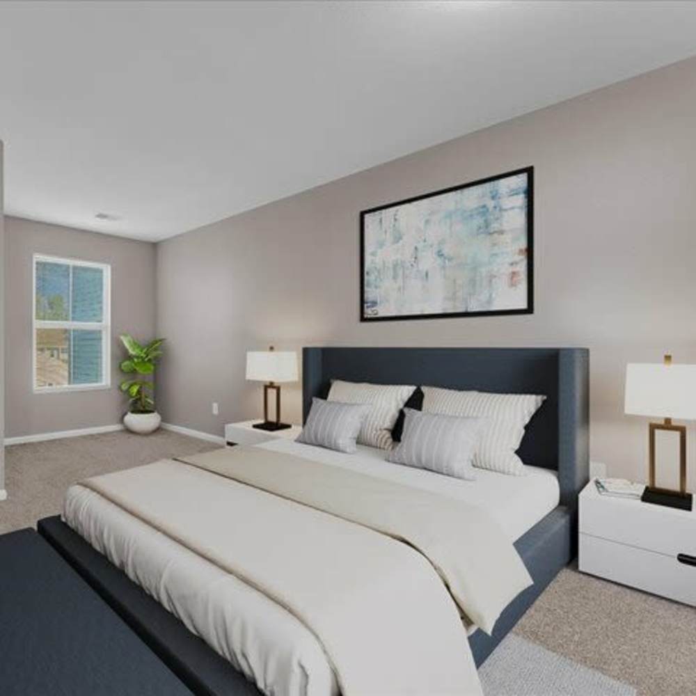 Bedroom at Wyndham Hill in Grand Rapids, Michigan