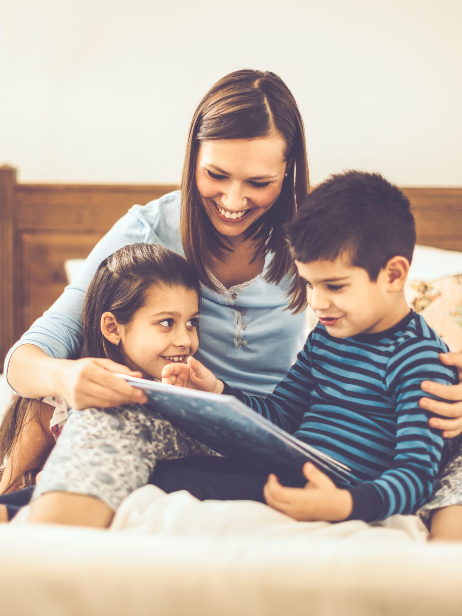 A family loving their new life at Northgate Meadows Apartments in Cincinnati, Ohio