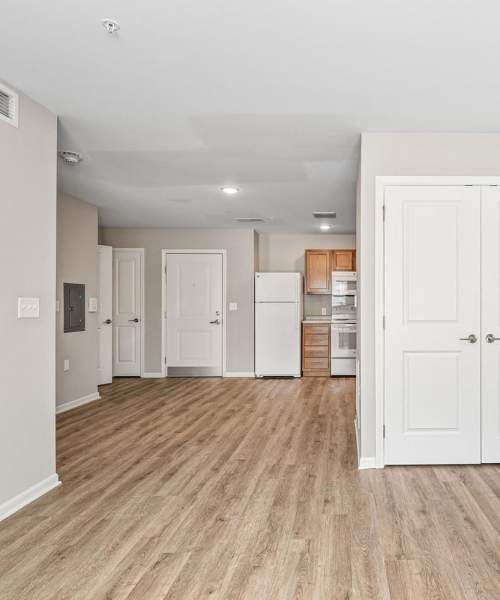 Beautiful hallway at Black Rock Crossing in Marquette, Michigan