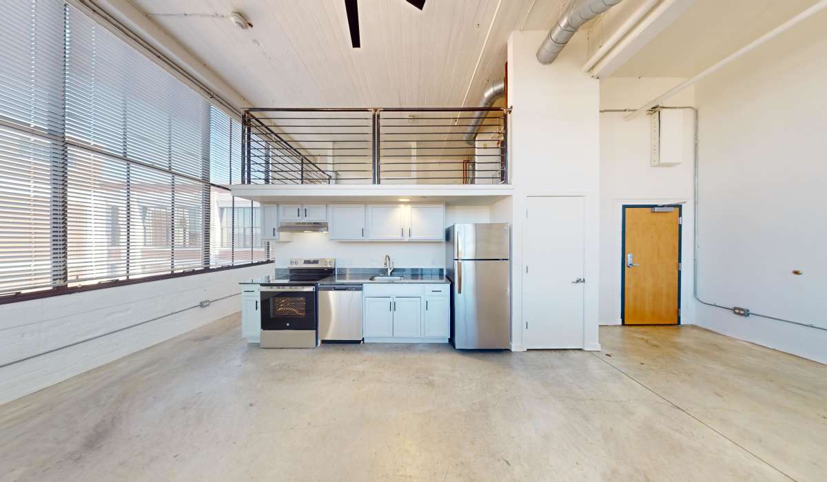 Loft apartment at American Can Lofts, Cincinnati, Ohio
