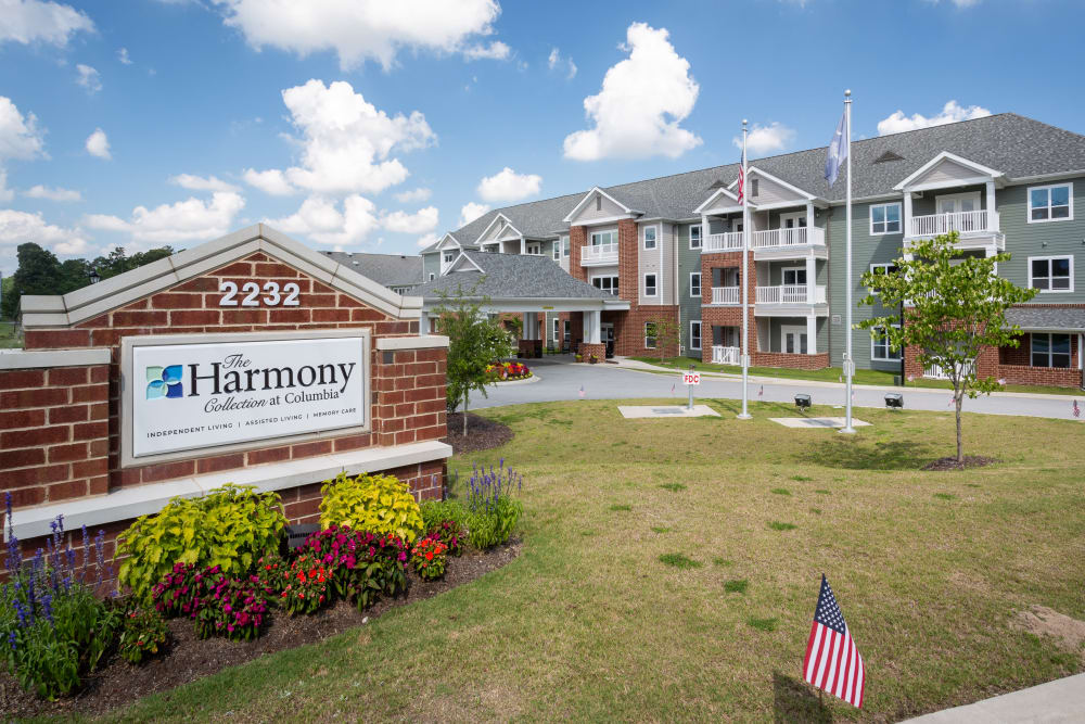 Exterior of The Harmony Collection at Columbia in Columbia, South Carolina