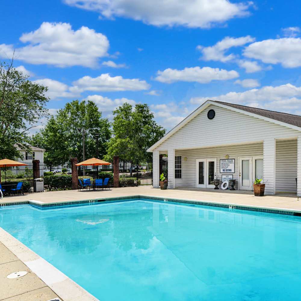 Swimming pool at Midsouth 301 in Jackson, Mississippi