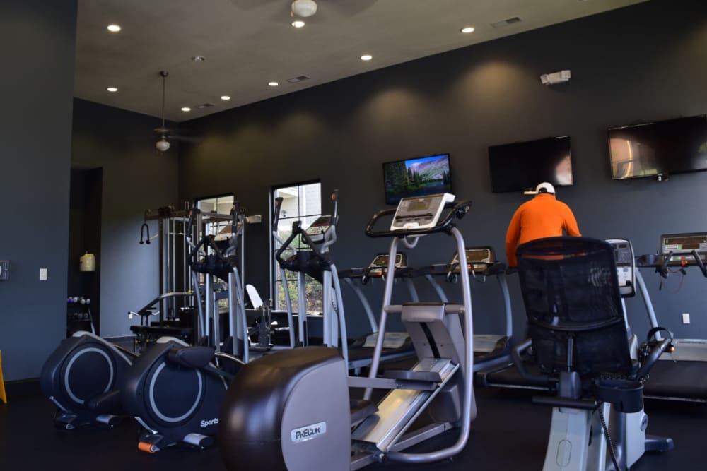 Resident gym at The Enclave of Hardin Valley in Knoxville, Tennessee