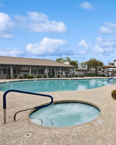 Swimming pool at 2150 Apartments in Chandler, Arizona
