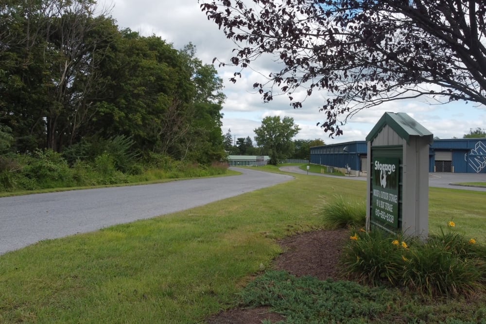 Our entrance to Storage World in Robesonia, Pennsylvania