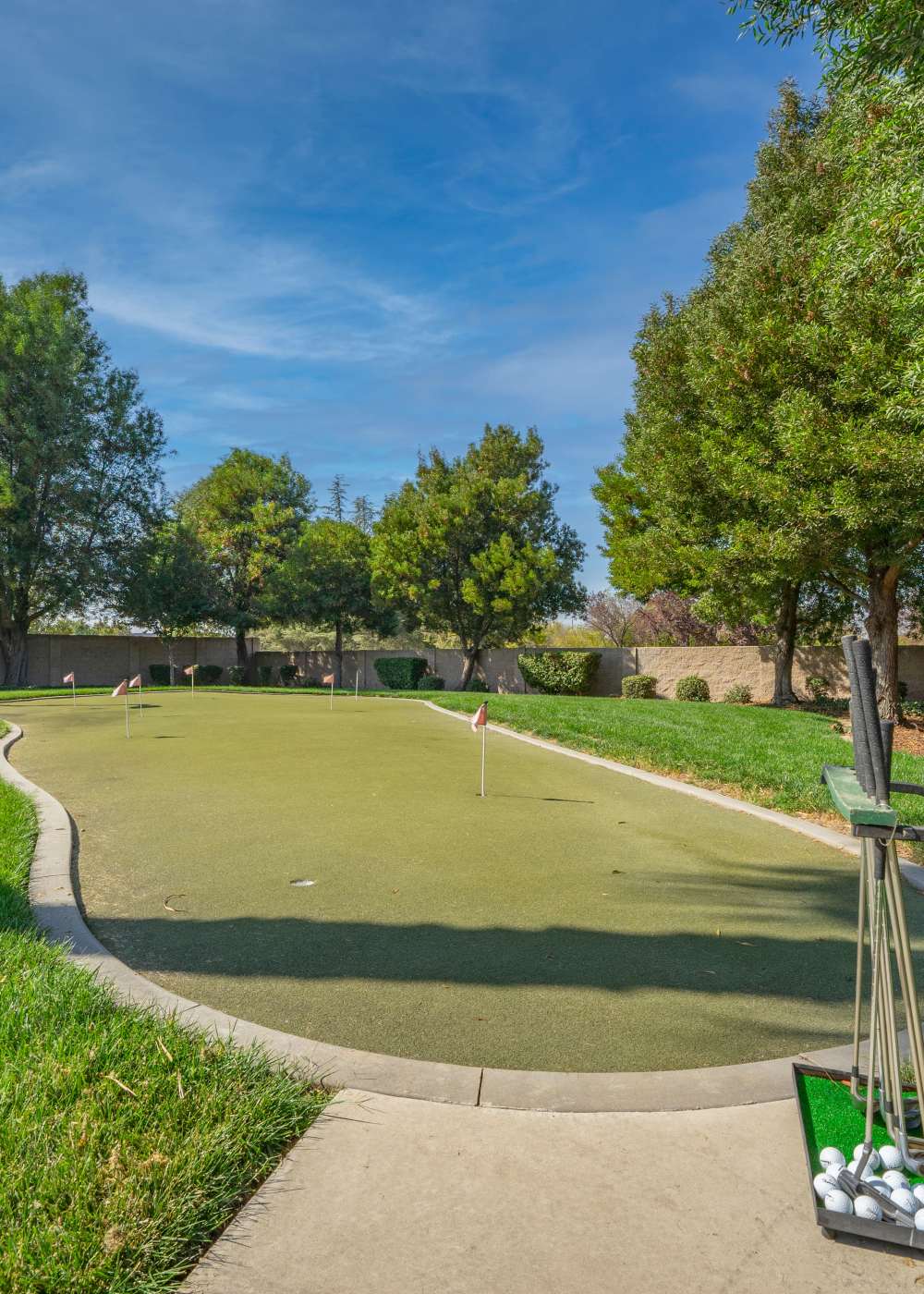 Golf course at Ashton Parc in Sacramento, California