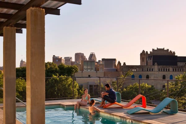 pool at 1221 Broadway Lofts