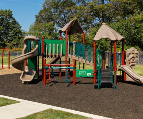 the playground at Dahlgren Bungalows in Dahlgren, Virginia