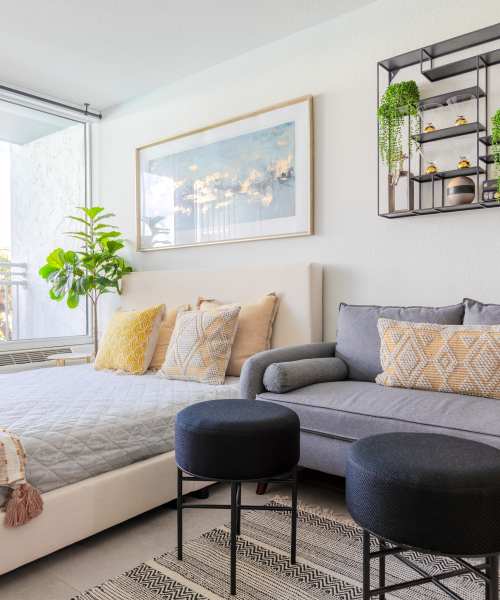 Cozy studio with a couch at Alture Westland in Hialeah, Florida