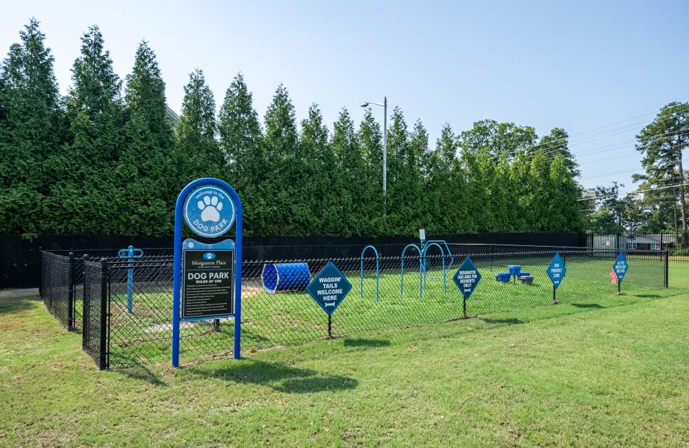 Dog park at Morganton Place Apartment Homes in Fayetteville, North Carolina